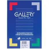 Gallery witte etiketten ft 105 x 148,5 mm (b x h), rechte hoeken, doos van 400 etiketten