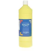 Gallery plakkaatverf, flacon van 1 l, lichtgeel