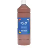 Gallery plakkaatverf, flacon van 1 l, donkerbruin