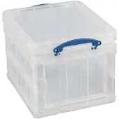 Really Useful Box opbergdoos 35 liter opvouwbaar | transparant