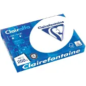 Clairefontaine Clairalfa presentatiepapier A4, 250 g, pak van 125 vel - 2 stuks