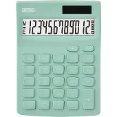 Desq | Bureau Rekenmachine | 12 Cijfers| Compact | Mint Groen | New Generation