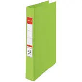 Esselte ringmap PP voor ft A4 rug van 4,2 cm , 23 O-ringen van 25 mm, groen - 2 stuks