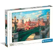 Clementoni - Puzzel - 500 Stukjes - Westminster Bridge - Puzzel Voor Volwassenen - High Quality Collection
