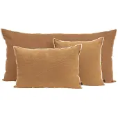 Haomy Chennai linnen kussen tabac 40x60 cm
