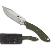 Spyderco Stok Bowie FB49GPOD OD Green G10 vaststaand mes, Sjoerd Stok design