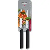 Victorinox Swiss Modern steakmessenset - 2-delig - Zwart