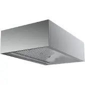 CombiSteel Inductiekap Doosmodel 3000 - RVS - 1300mm Diep - 5 Filters