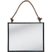 Clayre & Eef Clayre &amp; Eef spiegel 50 x 3 x 40 cm - zwart