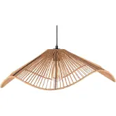 Leitmotiv Hanglamp Sombra - Naturel - 62x62x19cm - Modern - Hanglampen Eetkamer, Slaapkamer, Woonkamer