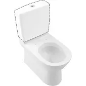 Villeroy & Boch O.novo - Staande toiletpot, vario afvoer, alpine wit 56581001