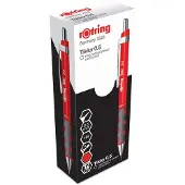 Rotring Tikky-vulpotlood | HB | 0,50 mm | Roode behuizing | 12 stuks