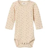 Lil´ Atelier Baby Rompers Nbfgago Ls Slim Body - Beige - Maat 80