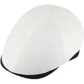 Fiebig 6-Panel flatcap tweekleurig wit maat 59