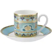 Villeroy & Boch Samarkand Aquamarin - Mokkakop en -schotel
