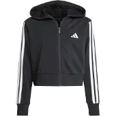 Adidas Sportief sweatvest 'Essentials' zwart / wit