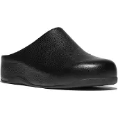 FitFlop Shuv tumbled-leather clogs
