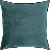 QUVIO Sierkussenhoes – 45x45cm – Fluweel - Donkergroen