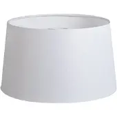 QAZQA Linnen Lampenkap Wit Rond Oplopend 35/30/20