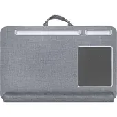 QUVIO Laptop schootkussen - Met muismat - Grijs