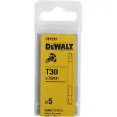 DeWalt DT7295-QZ TX-bit Aandrijving: 1/4 (6,3 mm) Uitvoering: TX TX 30 70 mm