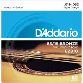 D'Addario EZ910 Bronzen Akoestische Snaren Light (11-52)