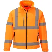 Portwest High-Visibility softshell jas oranje S424 M / Oranje