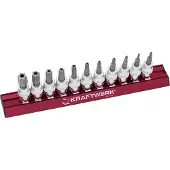 KRAFTWERK - Bitdoppenset Torx 3/8 " 11-delig