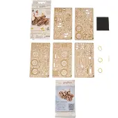 Ugears 3D Modelbouw - Hagrid's Flying Motorbike - Harry Potter - Mechanisch Bouwpakket Hout - Educatief Speelgoed