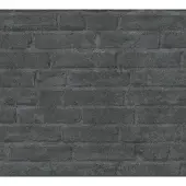 Living Walls BAKSTENEN BEHANG | Industrieel - grijs zwart - Industrial