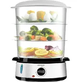 Cecotec Elektrische stoomoven Vapovita 3000 INOX (roestvrij staal, 800 Watt, 3 x 3 liter)