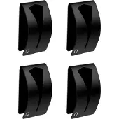 QUVIO Handdoekenhouder zelfklevend rvs - set van 4