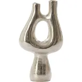 Light & Living vaas deco 17x6x31,5 cm kotani ruw nikkel