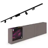 Philips Hue Perifo Éclairage sur Rail Plafond - 4 Spots - White and Color - Noir