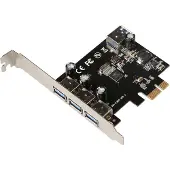 Microconnect USB PCIe 2.0-adapter - MICRO CONNECT - 2x USB 3.0 extern + 2x intern - Zwart - USB 3.0-technologie