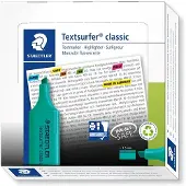 Staedtler Markeerstift Textsurfer Classic turkoois (copy safe) 10 stuks