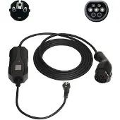 Sinox - EV oplaadkabel Mode 2. 6A. 1 fase. 5m. zwart