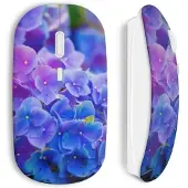 MANIACASE Draadloze Muis Blauwe Bloemen