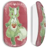 MANIACASE Draadloze muis Green fox renard