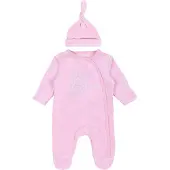 Sarcia.eu Roze pyjama, romper + muts