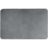 QUVIO Badmat - 50 x 80 cm - Grijs - Microvezel