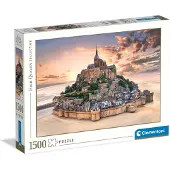 Clementoni - Puzzel - 1500 Stukjes - Mont Saint-Michel Rising - Puzzel Voor Volwassenen - High Quality Collection