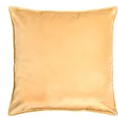 QUVIO Sierkussenhoes - 45x45cm – Fluweel - Beige