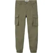 Name it Broek 'Bamgo' olijfgroen