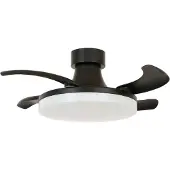Beacon Zwarte plafondventilator Fanway Orbit Ø 91,5cm