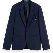 Scotch & Soda Relaxed Wool-blend Single-button Blazer Night Maat: S | Blazers Outlet | Heren | Zwart