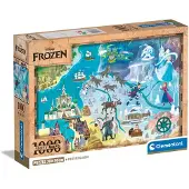 Clementoni Disney Frozen Legpuzzel - Disney Puzzel 1000 stukjes - 70 x 50 cm - Voor Volwassenen en Kinderen vanaf 14 jaar