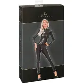 Noir - catsuit voor dames - slangendessin - zwart - XL