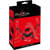 Bad Kitty - hals-, pols- en enkelboeien (zwart)