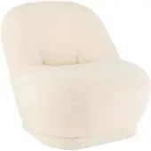 J-Line zetel teddy bouclé 78x88x72cm